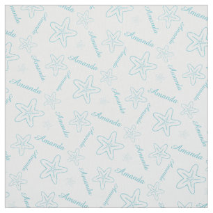 Aqua witte aangepaste stof van de zeester
