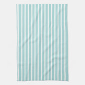 Aqua + Witte Streep Chef Theedoek (Verticaal)