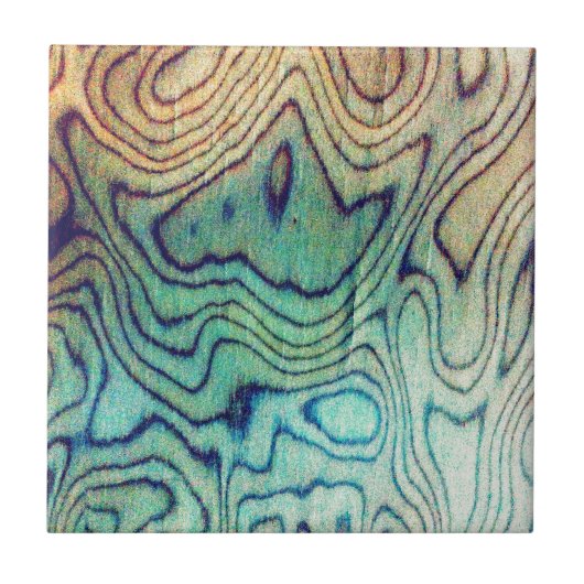 Aqua Wood Tegeltje (Voorkant)