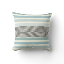 Aqua Yellow Grey Reversible Arrow Herringbone