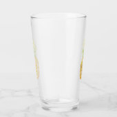 Aqua Yellow Pineapple Gold Dream Glas (Rechts)