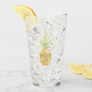 Aqua Yellow Pineapple Gold Dream         Glas