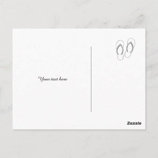 Aqua Zand dollar strand bruiloft Bedankt kaarten (Achterkant)