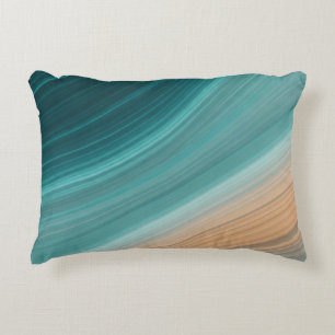 Aqua Zandstroom Accent Kussen