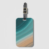 Aqua Zandstroom Bagagelabel (Voorkant (verticaal))
