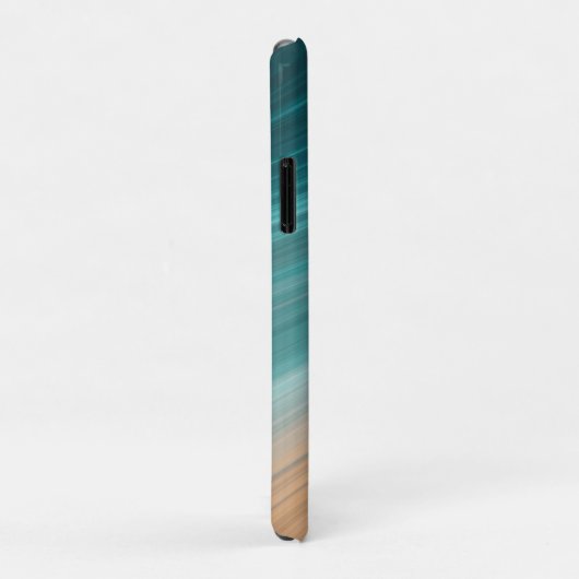 Aqua Zandstroom Case-Mate iPhone Case (Achterkant/rechts)