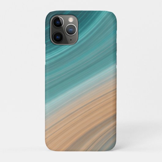 Aqua Zandstroom Case-Mate iPhone Case (Achterkant)