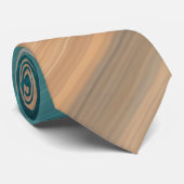 Aqua Zandstroom Stropdas (Opgerold)