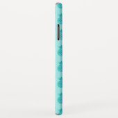 Aqua Zee Foam Blue Pineapple Pattern Case-Mate iPhone Case (Achterkant/rechts)