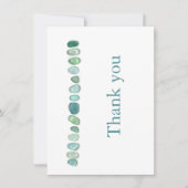 Aqua Zee Glass Flat Note Kaart Notitiekaartje (Voorkant)