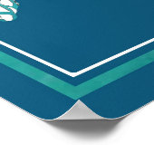 Aqua Zee Turtle Poster (Hoek)