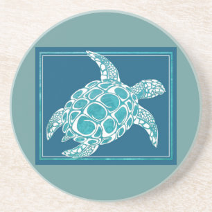Aqua Zee Turtle Zandsteen Onderzetter