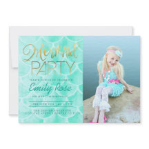 Aqua Zeemeermin Feest | Onder De Zee Verjaardagsfo