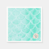 Aqua Zeemeermin Schalen | schelp | Aangepast Initi