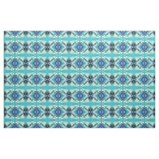 Aqua zomer stof (Yard (91,4 cm))