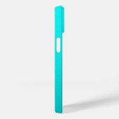 Aqua Zwarte Elegante Calligrafie Script Naam Case-Mate iPhone Case (Achterkant / Rechts)