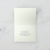 Aqua Zwarte Witte Bloemendamast Bedankkaart (Binnen)