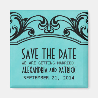 Aqua  zwemt sparen de Magnet van de Datum