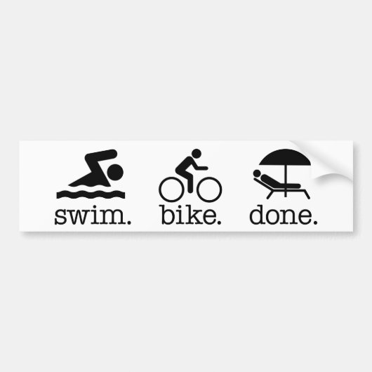 Aquabike/Aquavelo Bumpersticker (Voorkant)