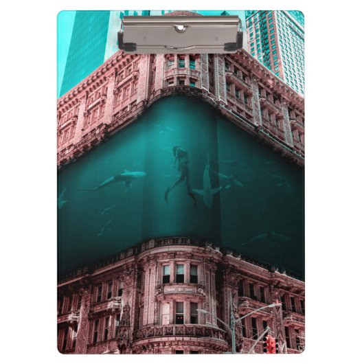 AquaBuilding |Colorful Aquarium Klembord (Voorkant)