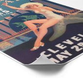 Aquacade, Grote Meren,  reclame Poster (Hoek)