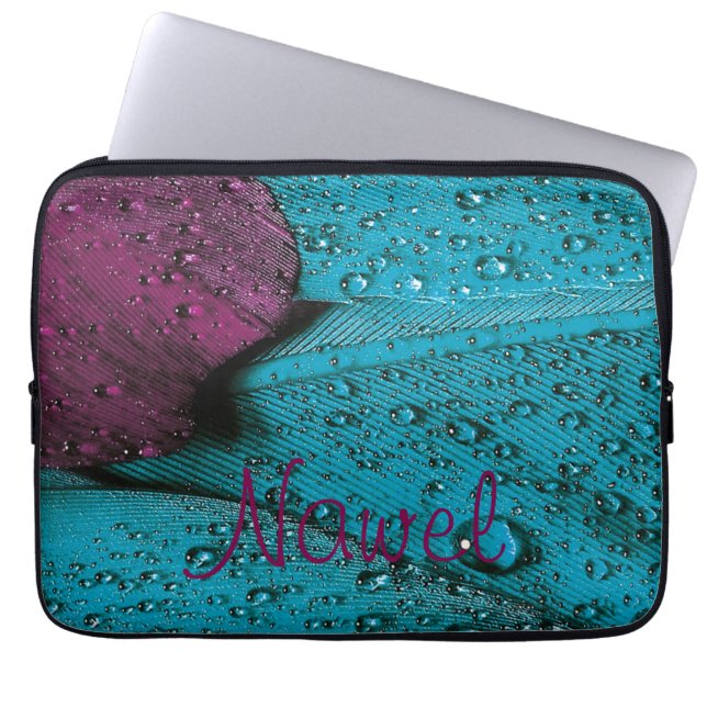 AquaCircuit: precisie in elke druppel Laptop Sleeve (Voorkant)