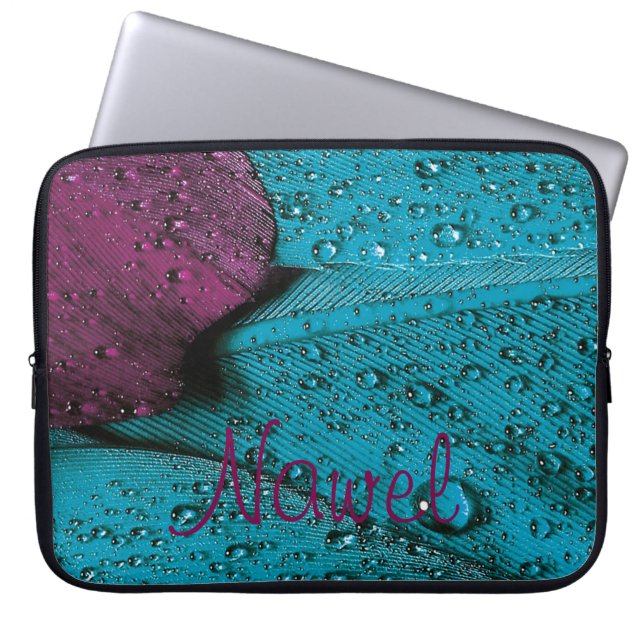 AquaCircuit: precisie in elke druppel Laptop Sleeve (Voorkant)