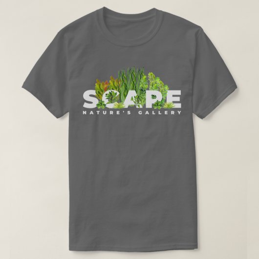 Aquacsaping Fish Keepers Aquascape T-shirt (Design voorkant)
