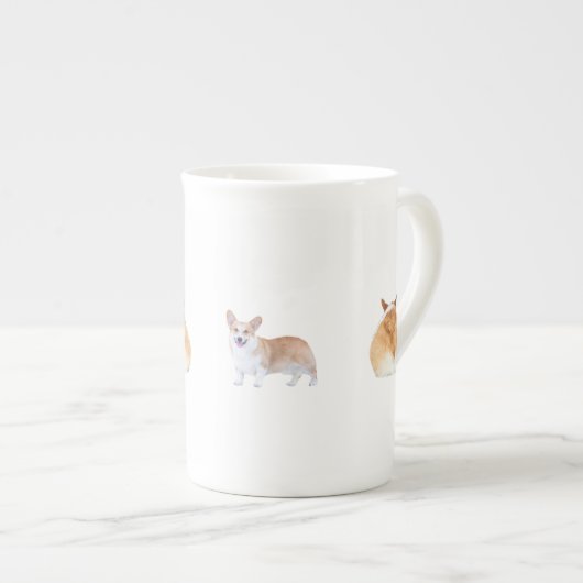 aquacultuur : Bone Chine Mok (Voorkant rechts)