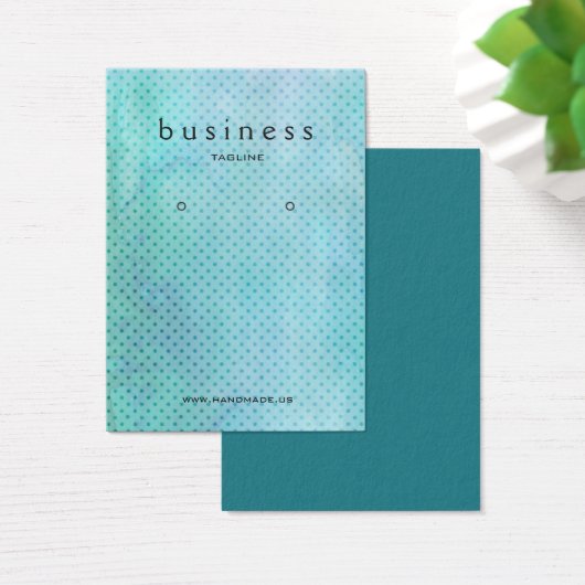 Aquadots Waterverf Oorbel Display Visitekaartje (Bureau)