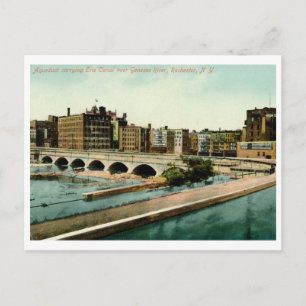 Aquaduct, Rochester, NY Vintage Briefkaart