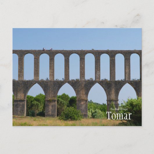 Aquaduct Trek Tomar Portugal Briefkaart (Voorkant)