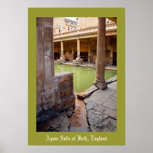 Aquae Sulis at Bath England Poster (Voorkant)