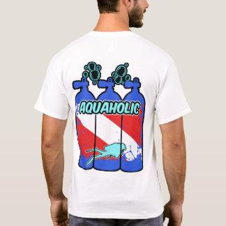 Aquaholic Duiken T-shirt