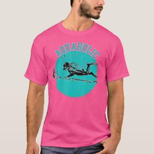 Aquaholic Scuba Diver Funny Diving T-shirt