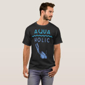 Aquaholic Scuba Diving T-shirt (Voorkant volledig)