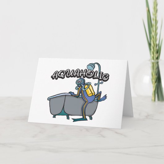 Aquaholic SCUBA Kaart (Voorkant)