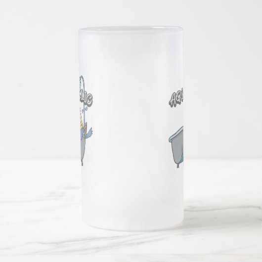 Aquaholic SCUBA Matglas Bierpul (Center)