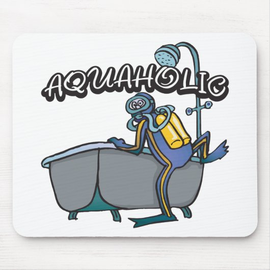 Aquaholic SCUBA Muismat (Voorkant)