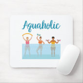 Aquaholic Water Aerobics Waterobics Vrouwen Muismat (Met muis)