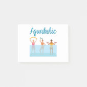 Aquaholic Water Aerobics Waterobics Vrouwen Post-it® Notes (Voorkant)