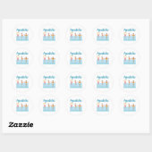 Aquaholic Water Aerobics Waterobics Vrouwen Ronde Sticker (Vel)