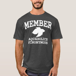 Aquaholic zout Water T-shirt