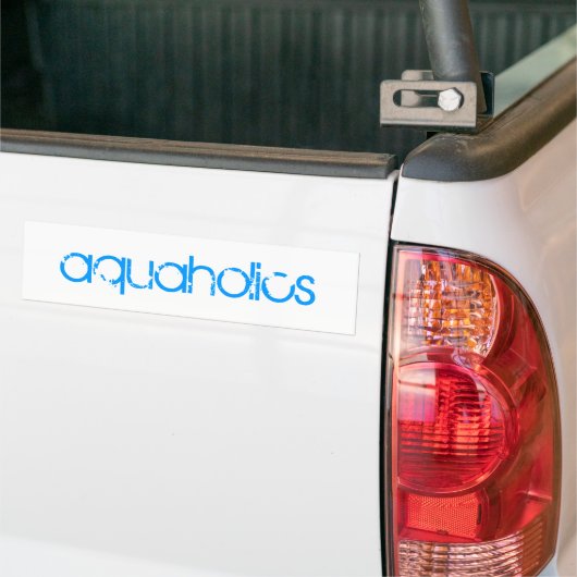 aquaholica bumpersticker (Op Truck)