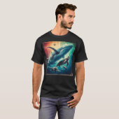 Aquaic Spectrum Zee Life Retro T-shirt (Voorkant volledig)