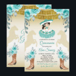 Aqual Blauwgroen Turquoise1 Charra Mis Quince Uitn Kaart<br><div class="desc">Aqual Blauwgroen Turquoise1 Charra Mis Quince Invitation Mis Quince Anos,  15e verjaardag</div>
