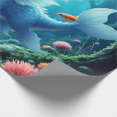 Aqualumi – Keeper of Coral Dreams.  Cadeaupapier (Hoek)