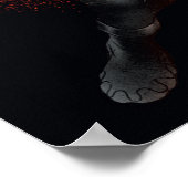 Aquaman | Afbeelding zwart Manta Red Swipe Poster (Hoek)