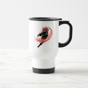 Aquaman Afbeelding zwart Manta Red Swipe Reisbeker