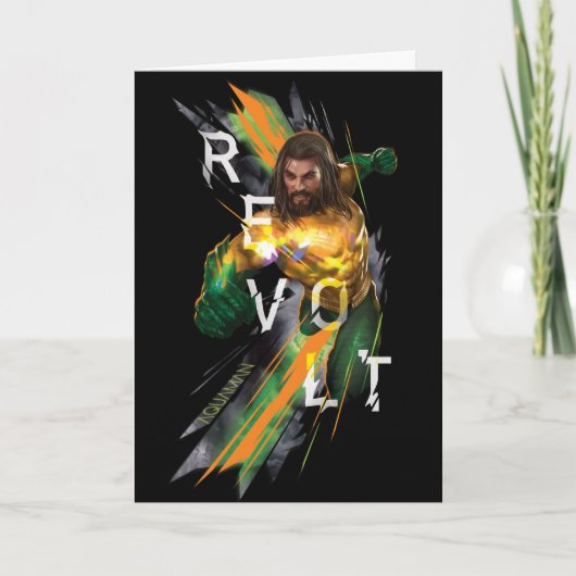 Aquaman | Afgekeurd grafisch Aquaman "Revolt" Kaart (Voorkant)